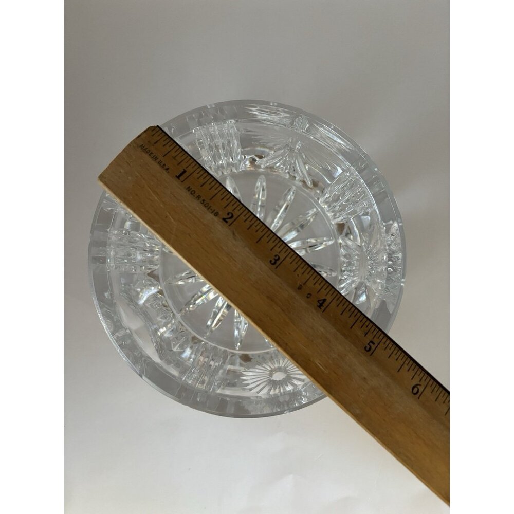 Waterford Wine Coaster Holder Crystal Millenium 5” Signed Jim O'Leary - Picture 10 of 10